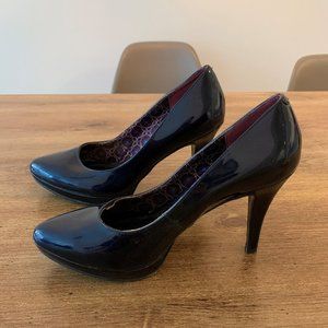 Midnight Blue Patent Nine West Women’s Pumps Sz 7.5